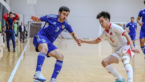  ĐT futsal Việt Nam thắng trận thứ hai tại Kuwait